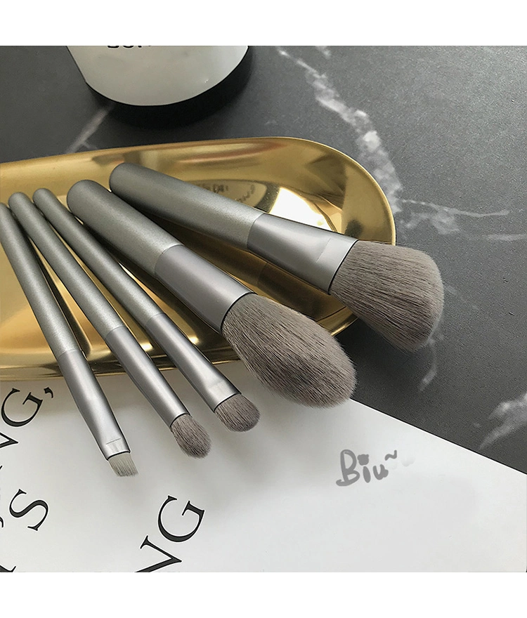 Makeup Brush Set 5piece Beauty Tools Kit Synthetic Private Label Eyeshadow Foundation Brush Cosmetic Accessories