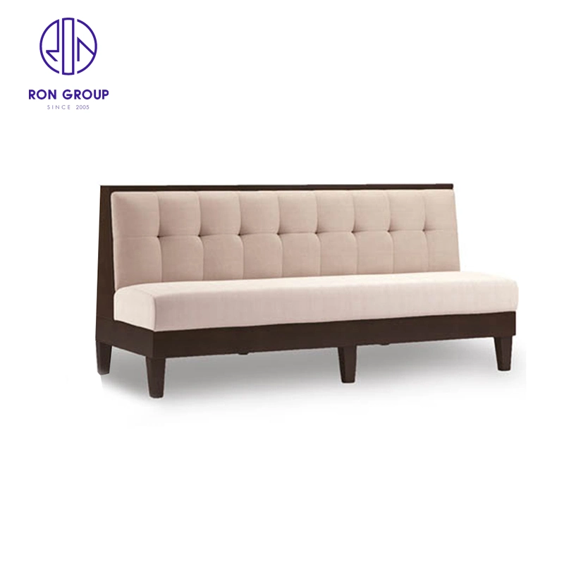 Wholesale/Supplier Leather Leisure Sofa Fast Food Pizza Booth Restaurant Modern Furniture Hotel Coffee Shop