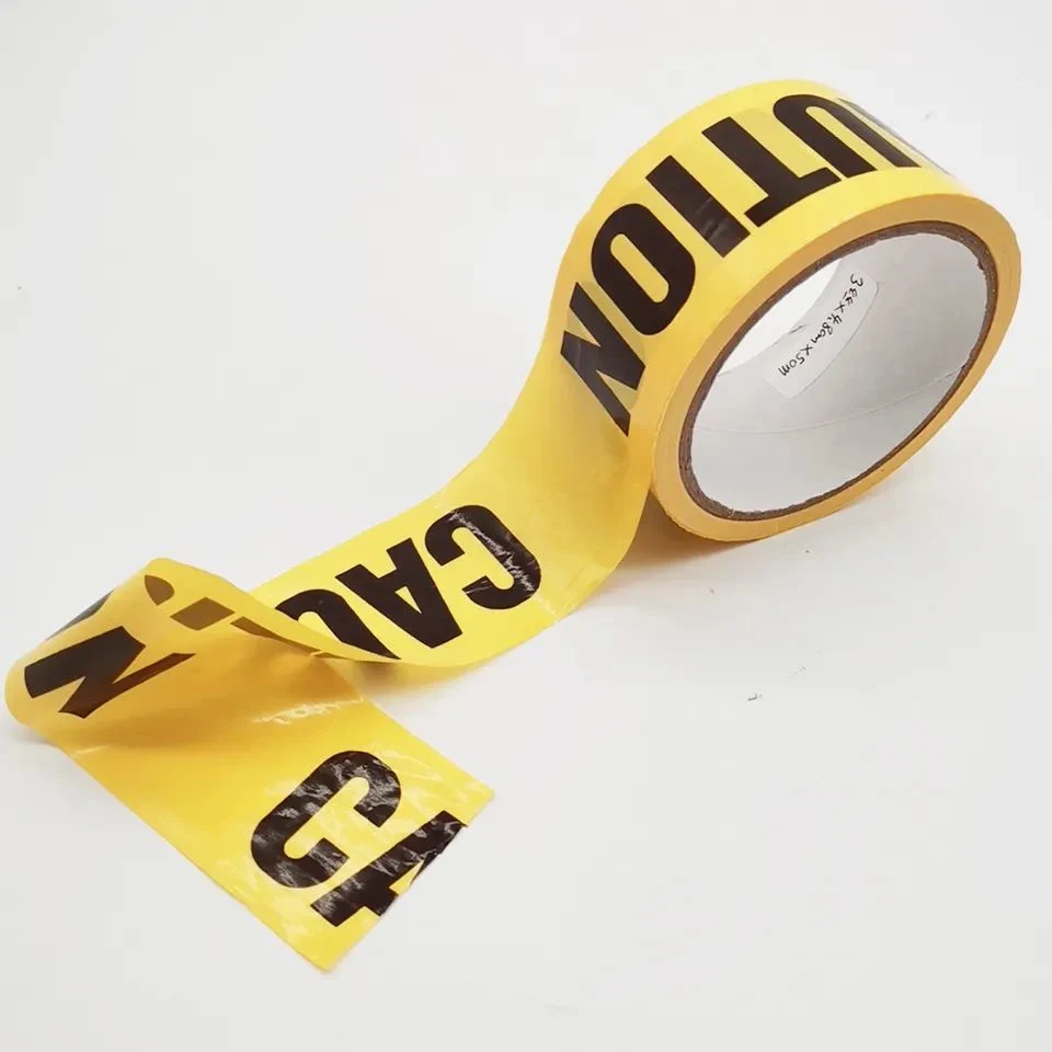 PE Magnetic High Soft Film Caution Printed Non Adhesive Warning Tape