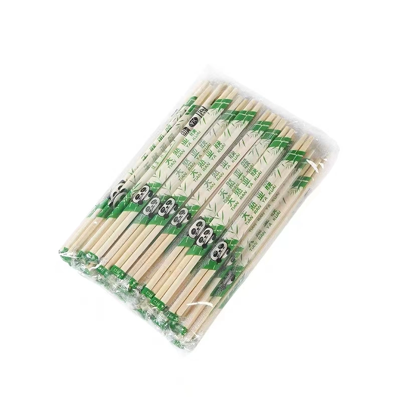 Eco Friendly Full Paper Wrapped Round Twins Chopsticks Tensoge Disposable Chopsticks Bamboo