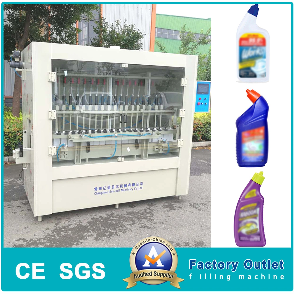 Toilet Bowl Cleaner Liquid Bottle Filling Packing/Packaging Machine