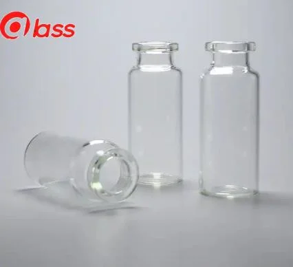 GMP ISO CE Amber Brown Pharma Glass Vial Glass Bottles with Flip Caps Tear off Cap Rubber Stopper