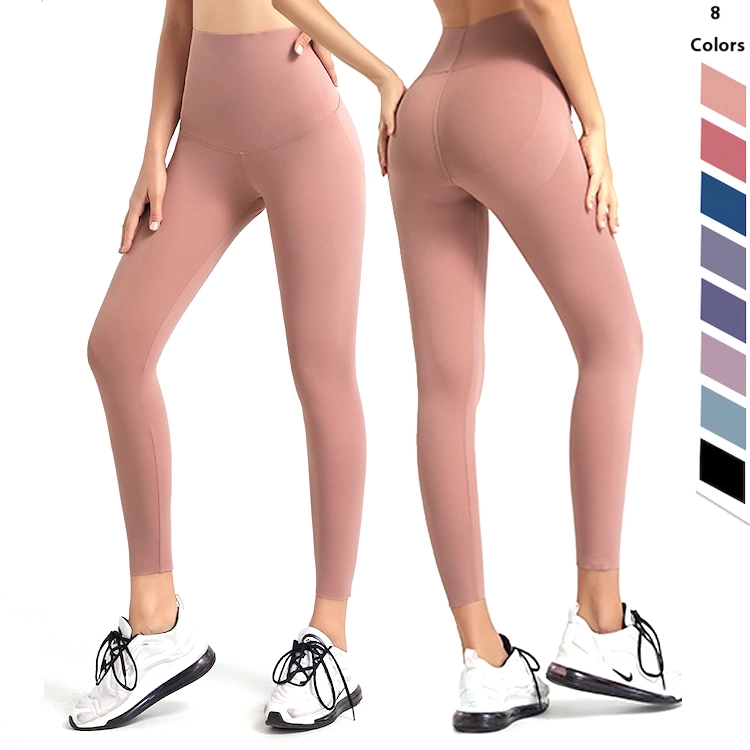 Premium Butt levantamiento pantalones de yoga/gimnasio Workout Leggings/ ejecutando Panties exportar a Estados Unidos, Japón, Canadá, Reino Unido, Alemania, Corea, Australia Deportes Atlético Troursers Nylon