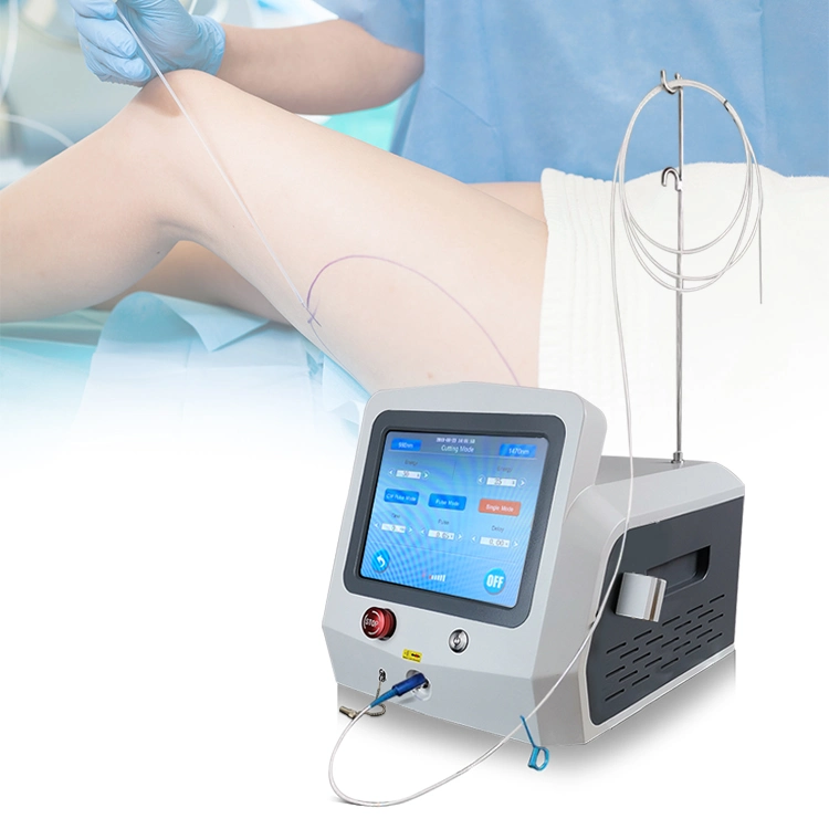 2023 High Technology Fettentfernung Lipolyse Chirurgie Laser 980nm Haut Firm Stimulation Collagen Medical Diode Laser Machine 980nm 1470nm