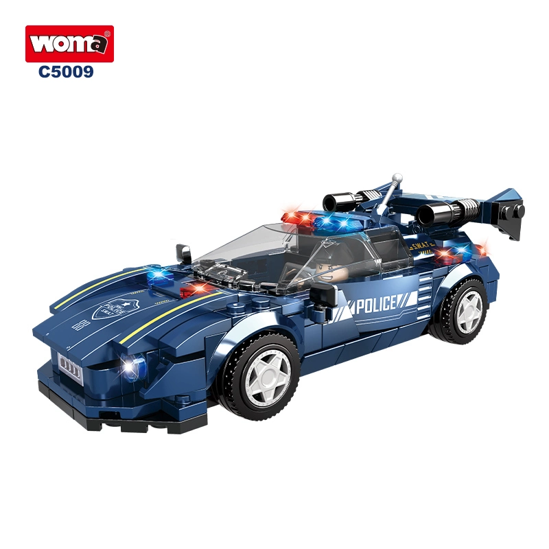 WOMA Spielzeug C5009 OEM ODM Kinder Günstige Untersuchung City Car Swat Kind Mini Figuren Baustein Brick Set Moc Spiel Juguetes Boy Car