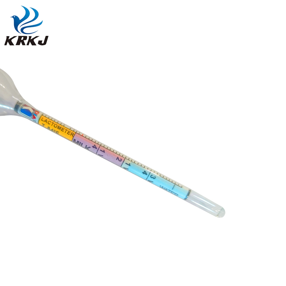 Veterinary Use Glass Hydrometer Milk Density Meter for Farming Cow