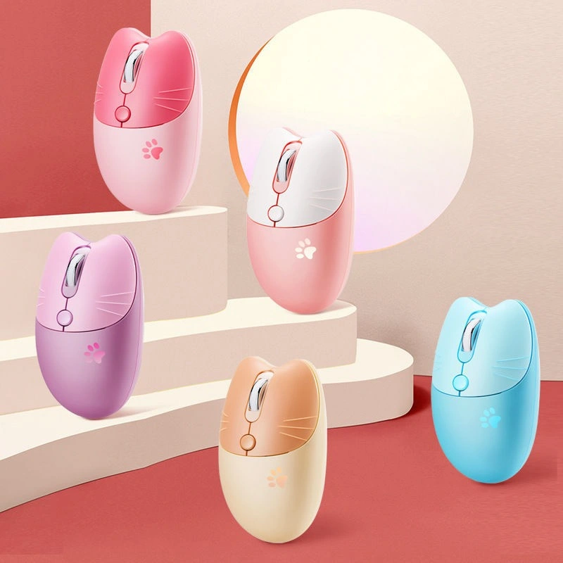 2.4G Wireless Optical Cute Cartoon Mute Computer Ergonomic 3D Office Mouse