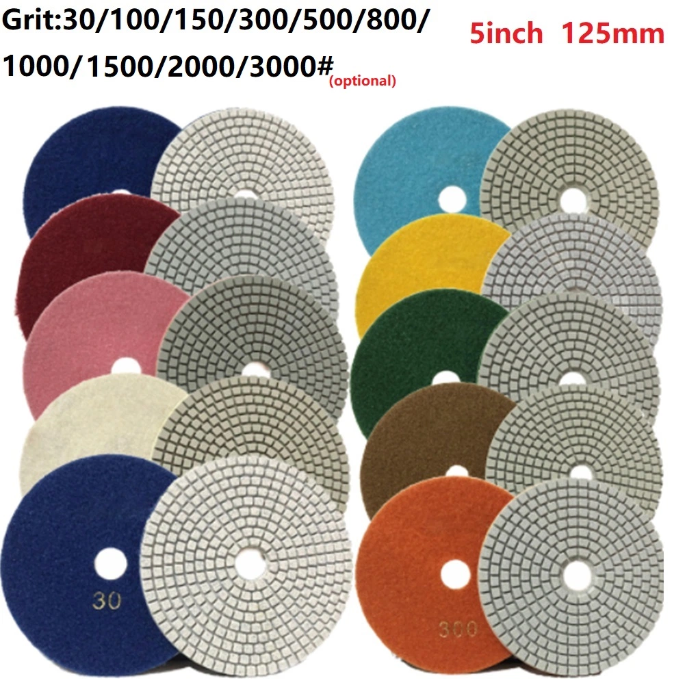 Diamond Polishing Pad Home Granite Grinding Limestone Marble Transition Tool Concrete Dry/Wet Floor Restoration