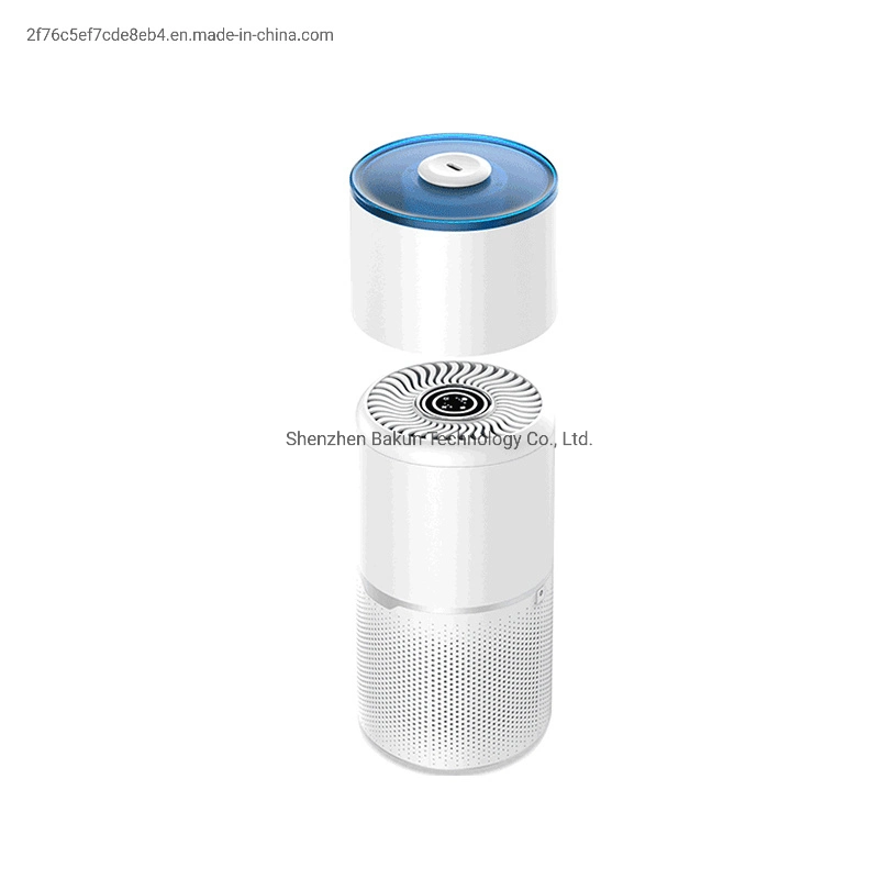 Ultraviolet Disinfection Negative Ions HEPA Activated Carbon Filter Large Water Tank Humidification Two-in-One UV Vehicle Negative Ion Anion Air Purifier