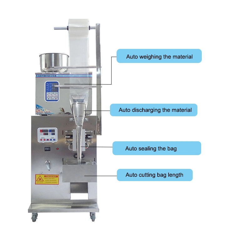 Automatic Tea Powder Packing Machine/Herb Flour Packaging Machine Spice Protein Powder Cocoa Powder Small Pouch Filler Machine