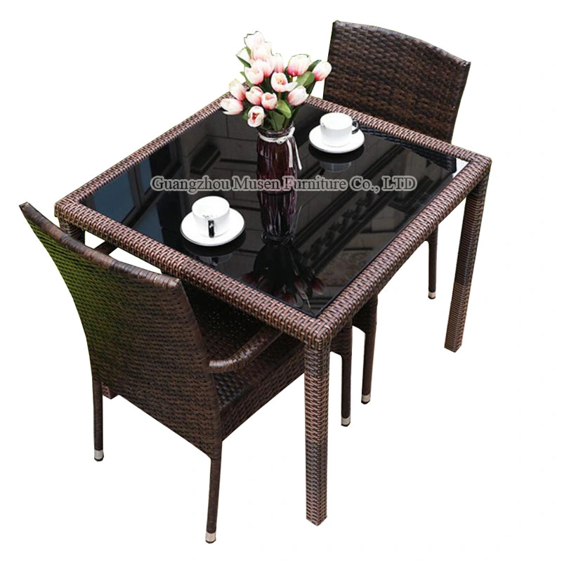 Garden Furniture Outdoor Rattan Cube Set Dining Wicker Patio Table Sets