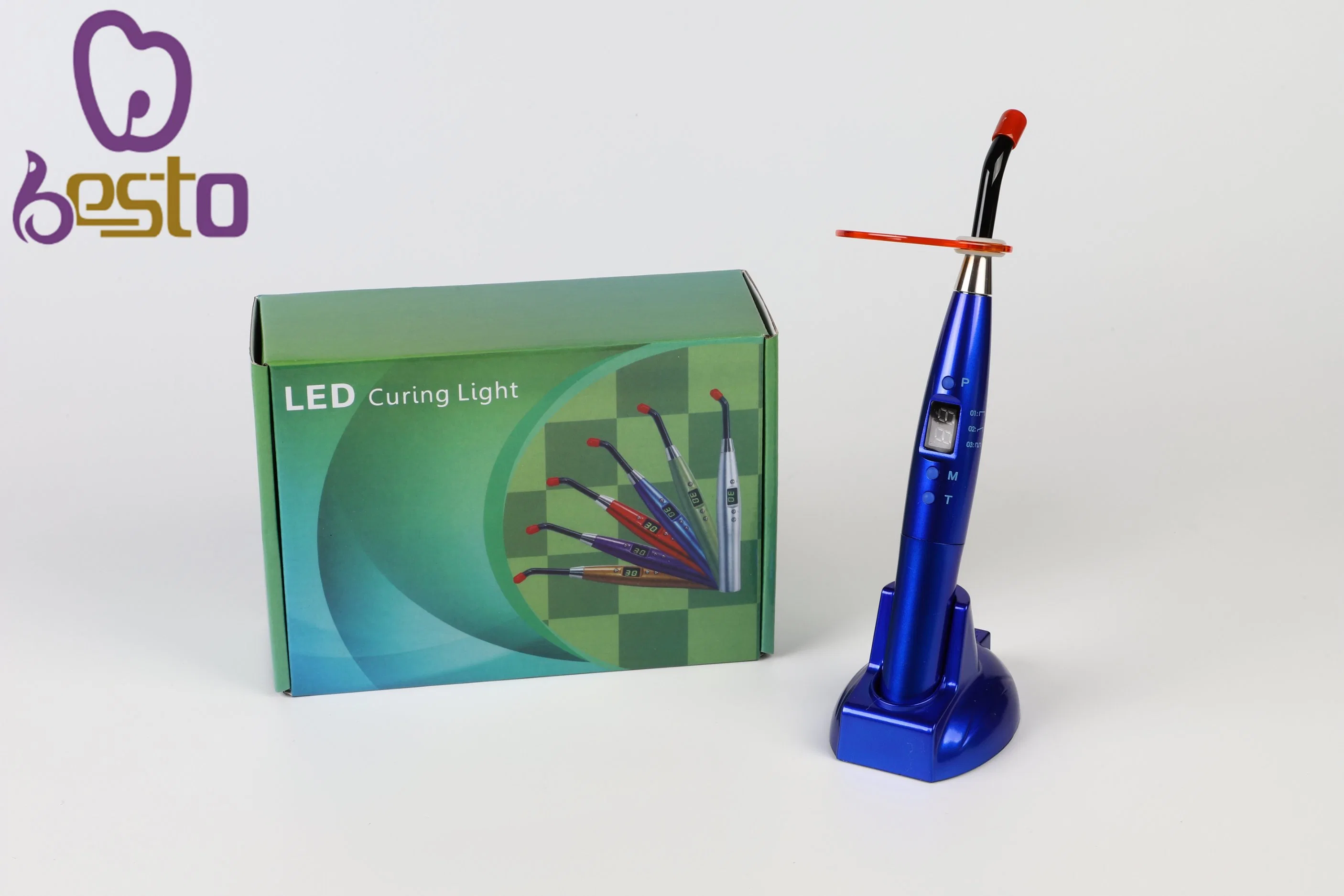 Colorida de alto desempenho sem fio portáteis Cura Dental com luz LED de alta potência