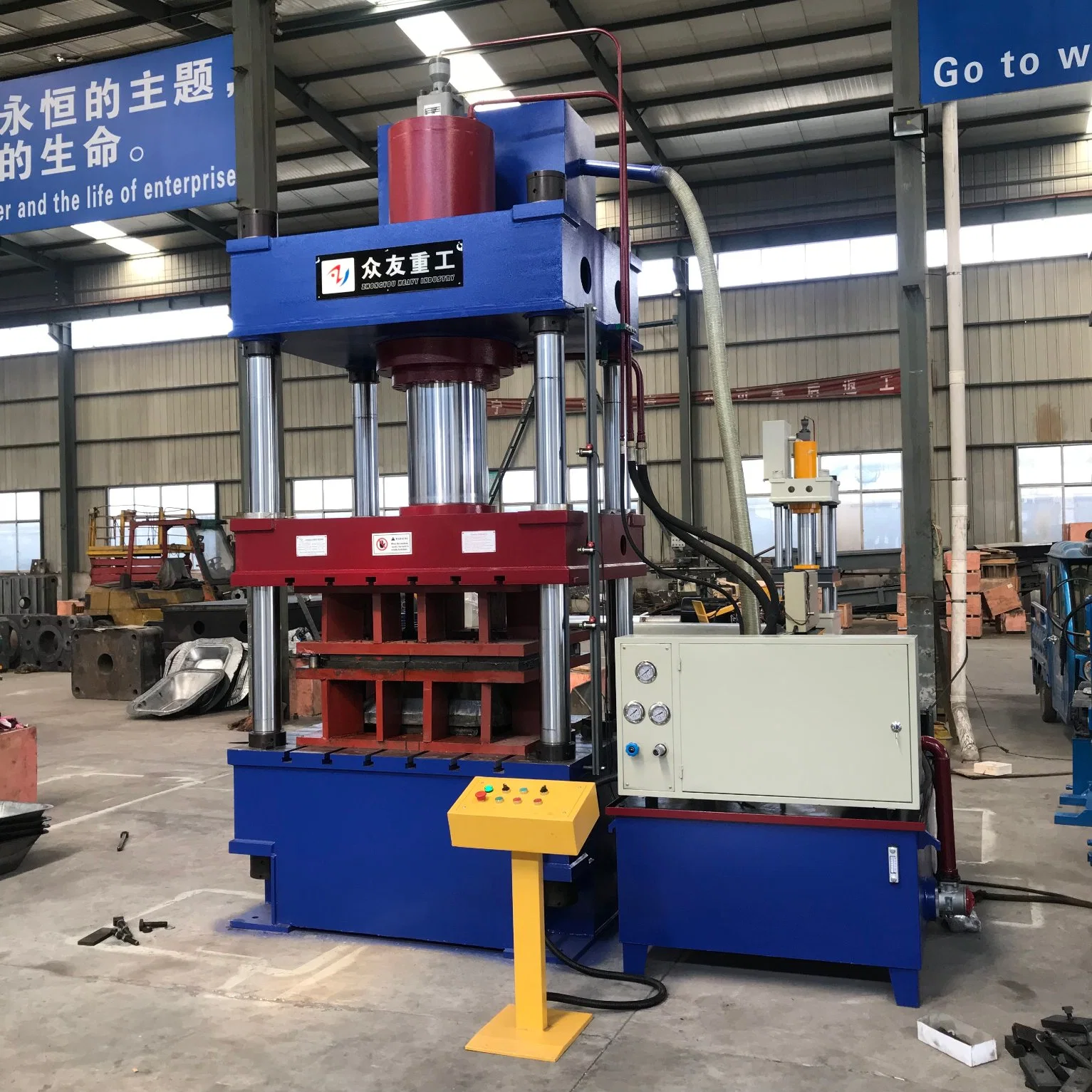 315 Ton Deep Drawing Hydraulic Press Machine for Wheelbarrow/Wheel Barrow/ Trolley Making