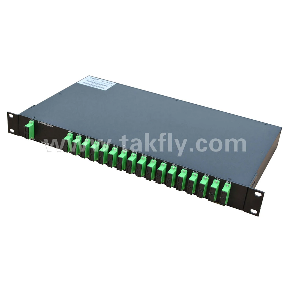 DWDM Mux Demux 16 Channel 1u Optic Chassis 100GHz