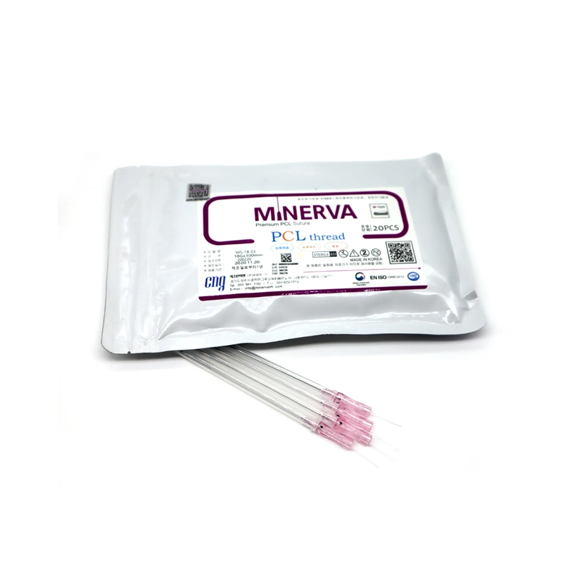 Minerva Non-Surgical absorbible de 29g de 50mm de elevación de cejas cara de mono hilo DOP