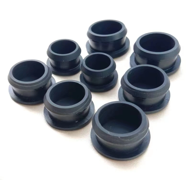 Custom Durable Round Shock Absorb Screw Mount Plastic Rubber for Cable Wire