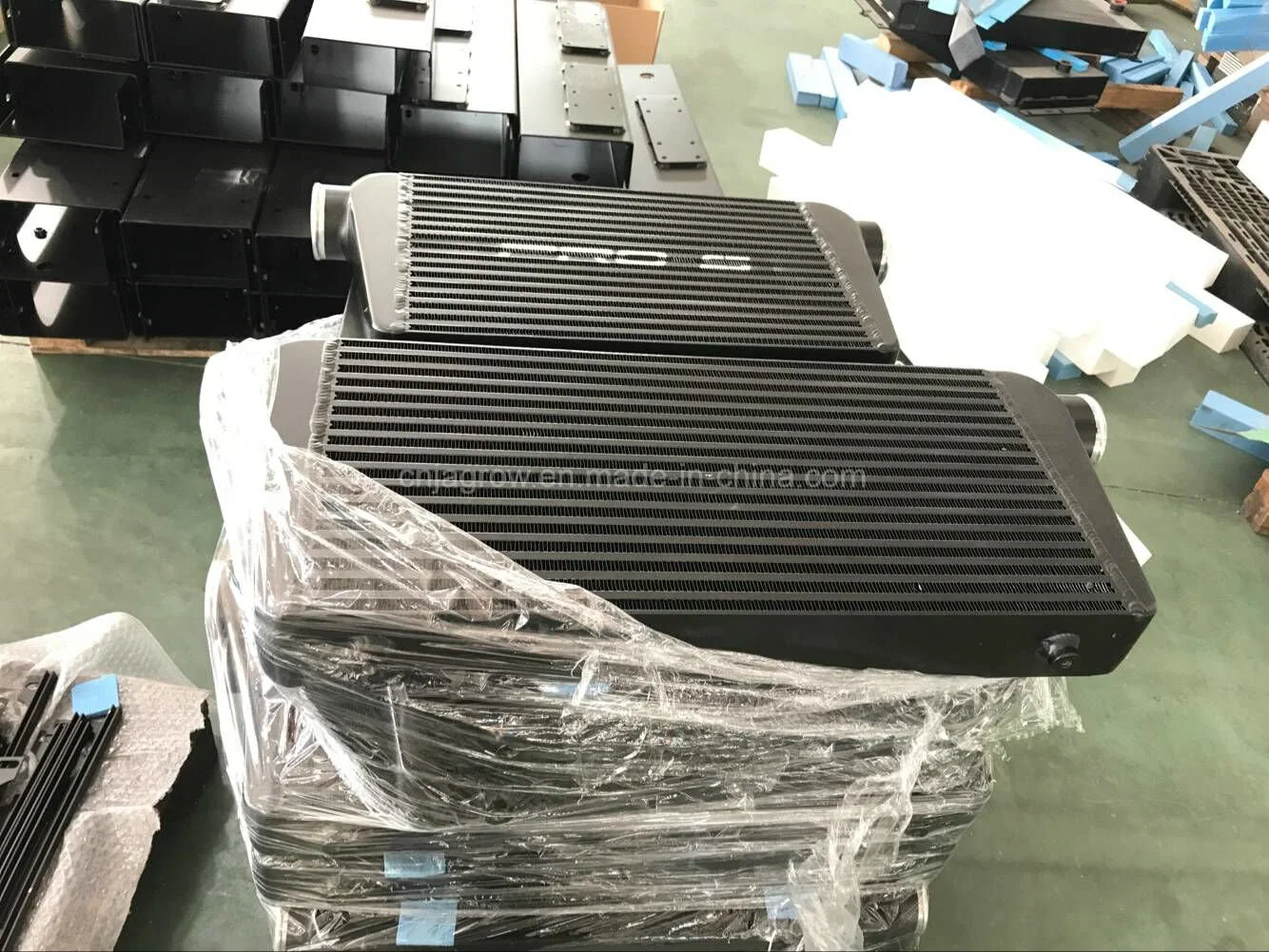 Black Powder Coated Paiting Bar and Plate Performance Intercooler