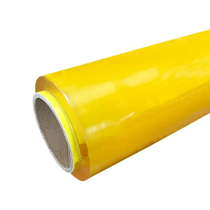 Heißer Verkauf Lebensmittelqualität Punktion Resist PVC Stretch Cling Film Rolle für Lebensmittelverpackung