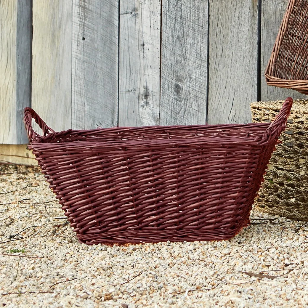 Wholesale/Supplier Household Hand Woven Willow Basket Cosmetics Other Toys Storage Basket