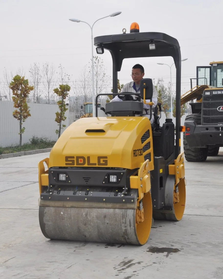 SD Rd730 Mini Hydraulic Double-Drum Road Roller for Asphalt Road