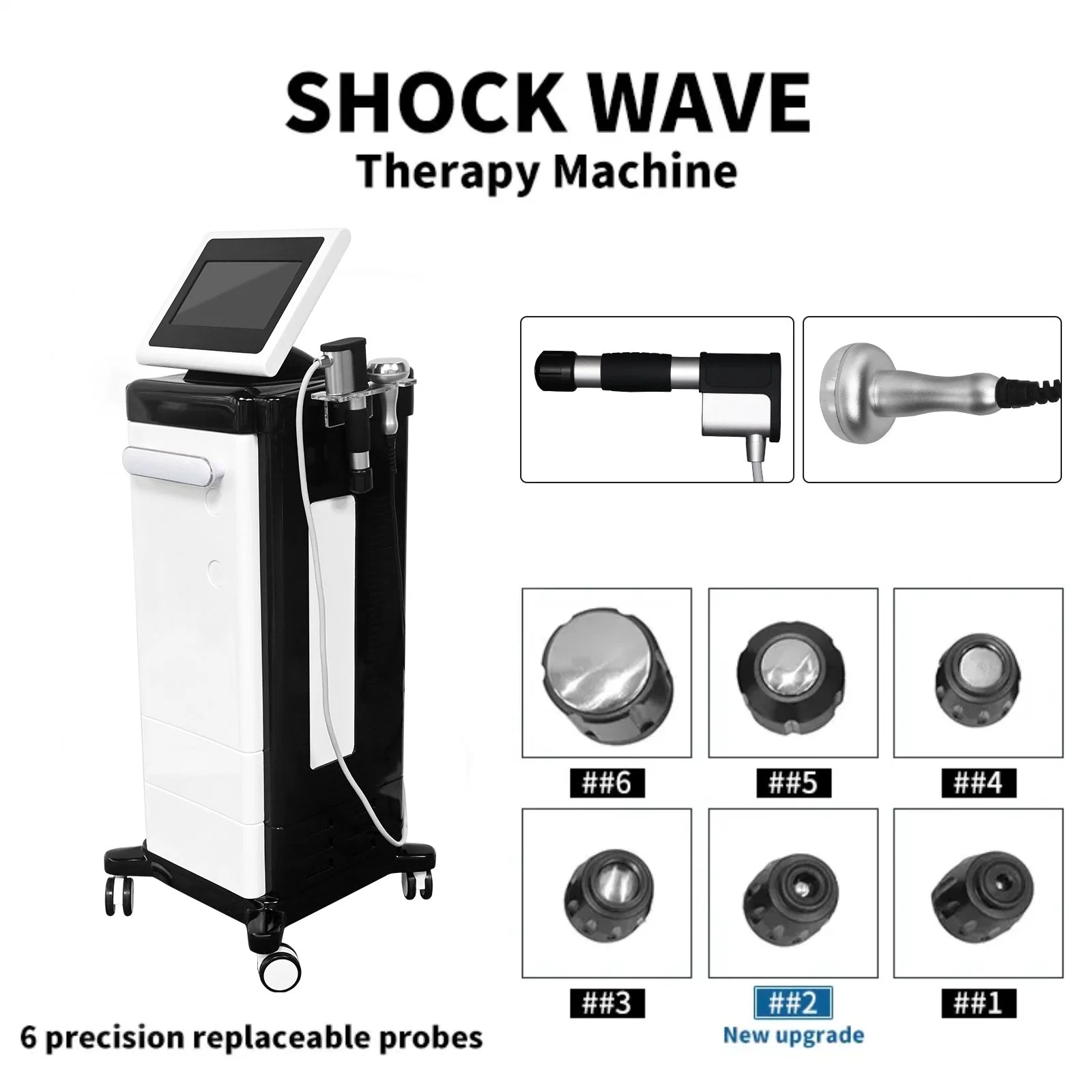 Trending Products 2023 New Arrivals Shockwave Therapy Machine 8 Bars Massager