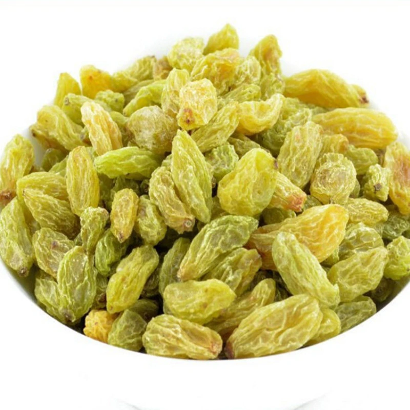 High quality/High cost performance  Natural Factory Prices Dried Seedless Sweet Green Raisins in Bulk