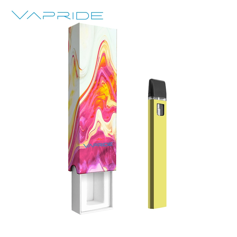 Vapride OEM Vape Packaging Hard Disposable/Chargeable Vape Pen Box Custom Logo