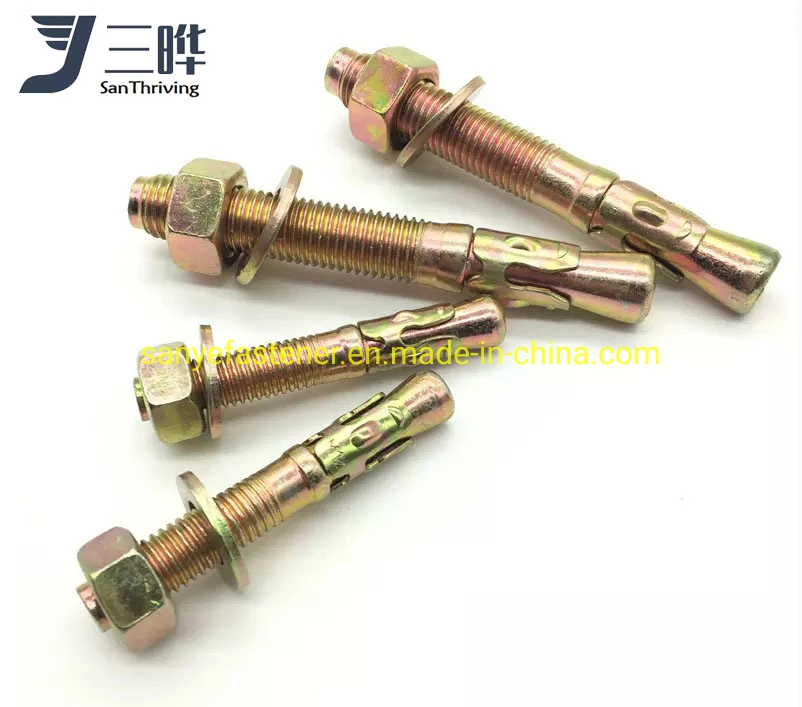 Fastener Manufacturer Car Repair Expansion Screw M8X60 Pull Explosion Wedge Anchor Bolt