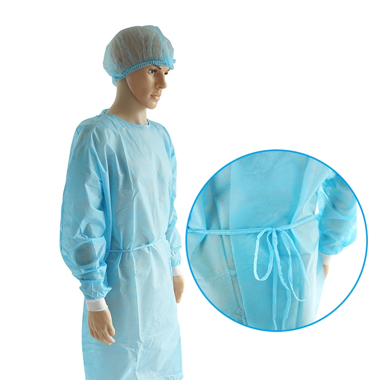 AAMI Level 2 Disposable Medical Supplies Nonwoven Surgical Waterproof Medical Isolation Protective Clothing