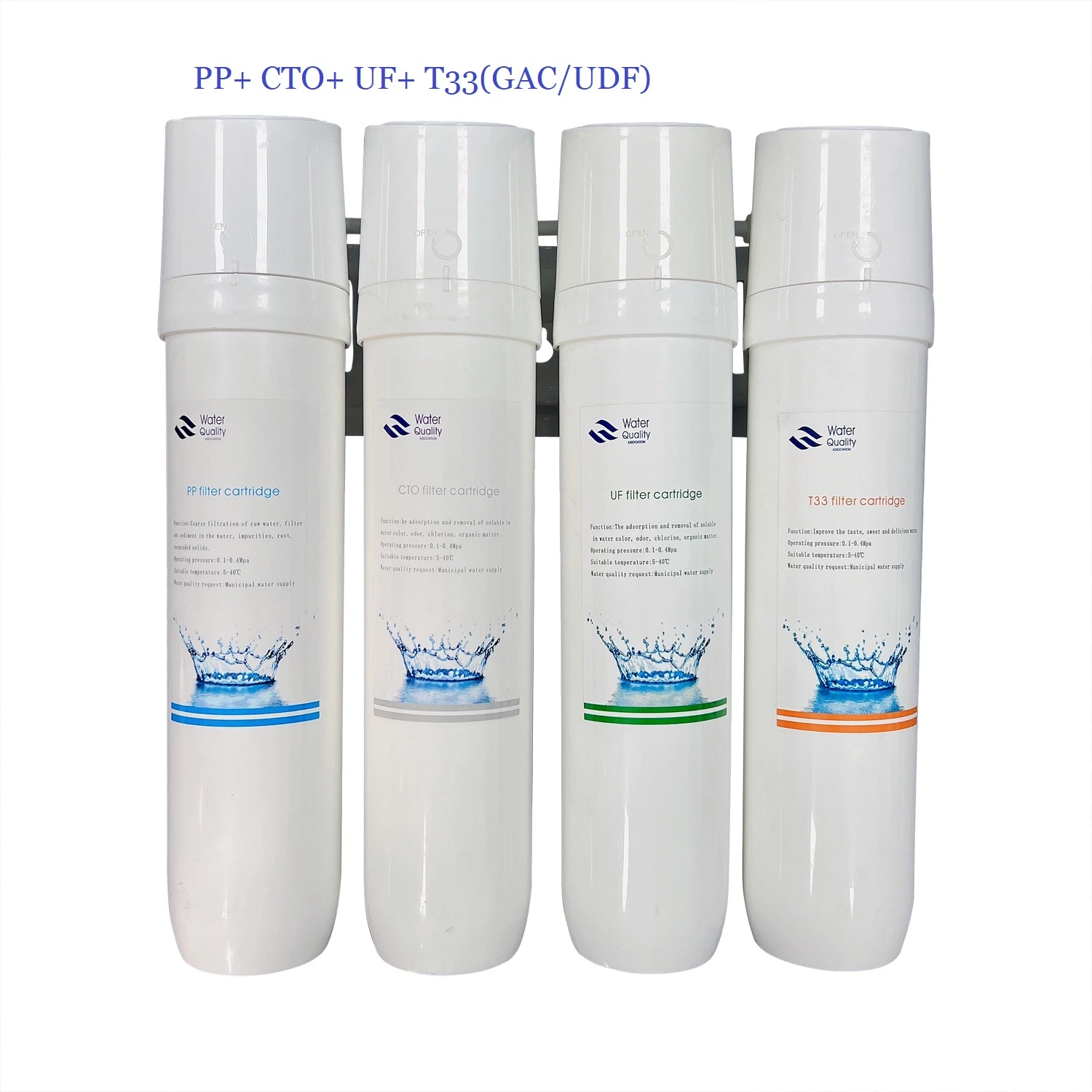 10 Inch Quick-Insertion Filter Element Ultrefiltration Reverse Osmosis Active Carbon Filter Cartridge