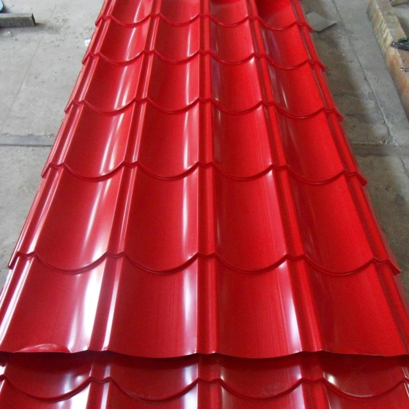 Construction Material Galvanied Steel PCM Corrugated Roof Sheet