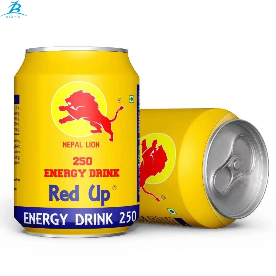 250ml Standard Aluminum Can and Lid for Drinks Packaging Container