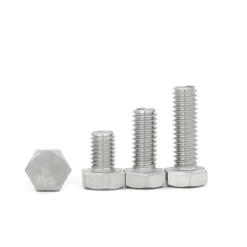 Precio de fábrica 304/ 304L/ 316/ 316L tornillo hexagonal de acero inoxidable Tuerca y arandela