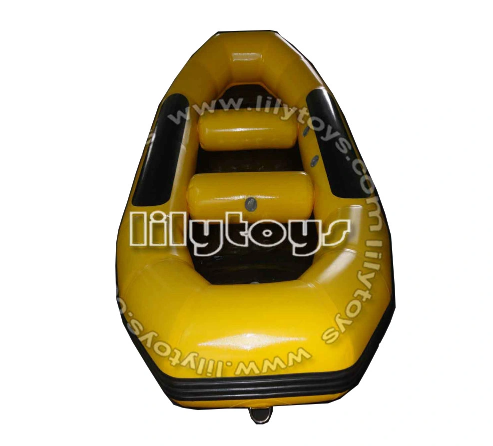 Inflatable yellow boat factory price customized size