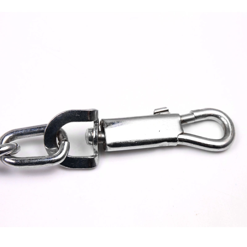 Gepolsterter Griff Edelstahl Link Chain Dog