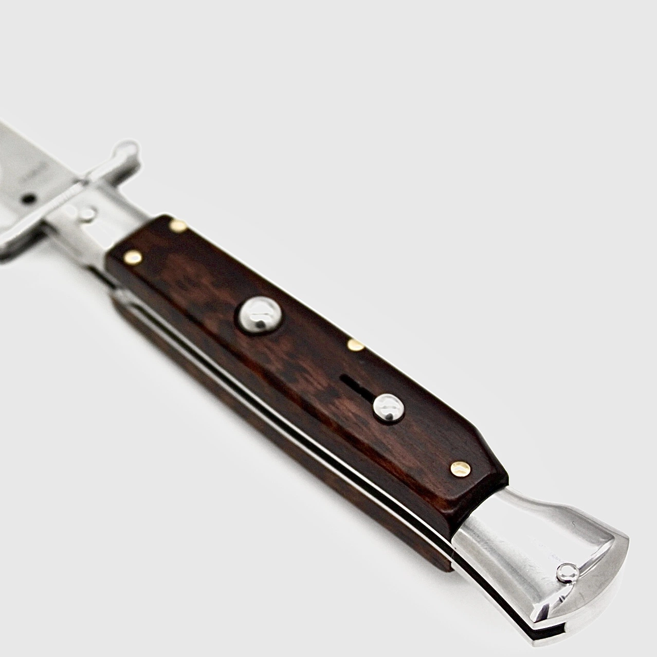 9 '' T-One47 Swinguard سكين أوتوماتيكية Otf سكين من الفولاذ المقاوم للصدأ مقبض خشبي