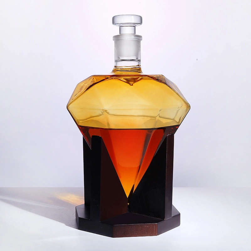 Fabricación de vidrio para Mayorista/Proveedor Whiskey Decanter 1000ml 850ml Embalaje a medida