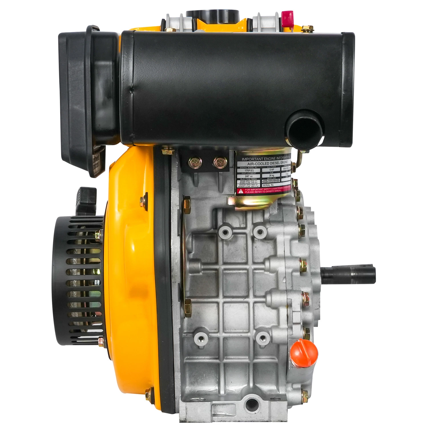 5HP Air Cooled Single Cylinder Diesel Engine for Agricultural Machinery