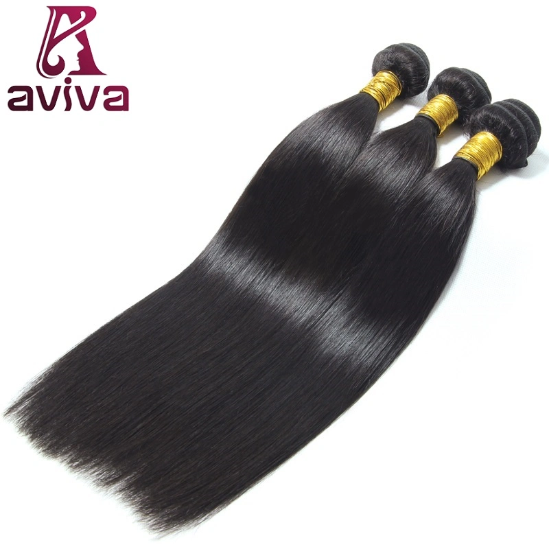 Brazilian Human Hair Extension Straight Natural Color Virgin Remy Hair