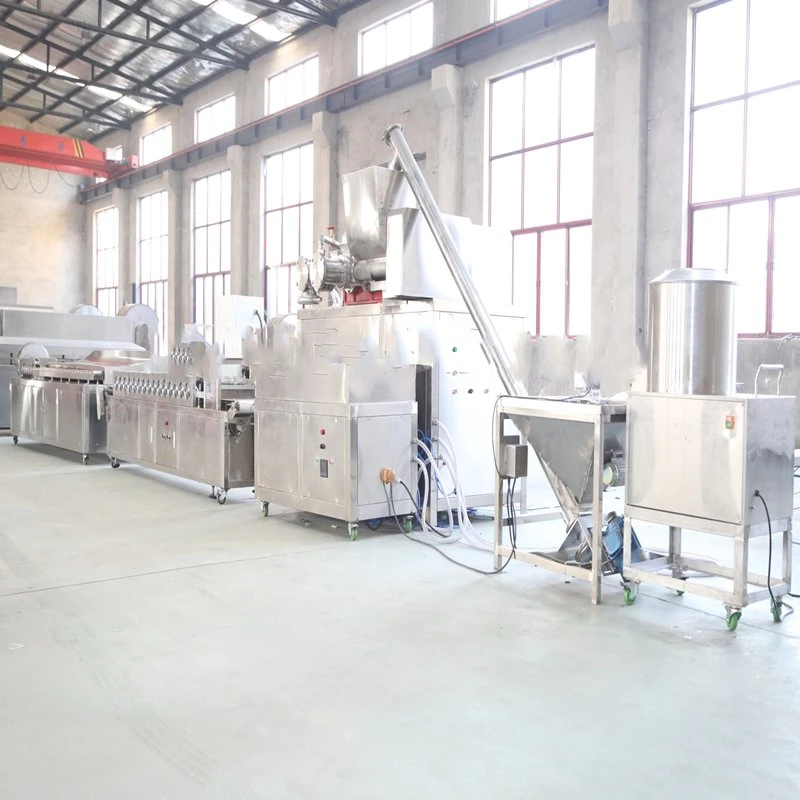 Colored Prawn Cracker Making Machine Shrimp Cracker Production Line