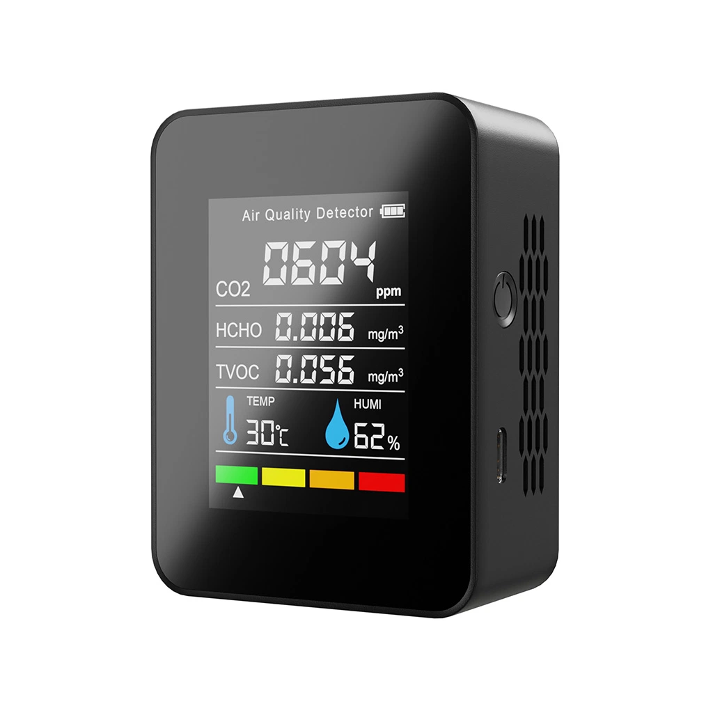 Горячая продажа монитор контроля качества воздуха, зарядки через USB (NDIR) High-Precision инфракрасный датчик CO2 применимы к дозатора для использования внутри помещений