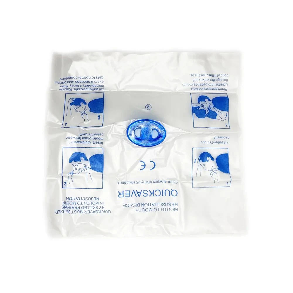 Breathing Mask Emergency Rescue Disposable First Aid Respirator Mouth to Mouth CPR Face Shield