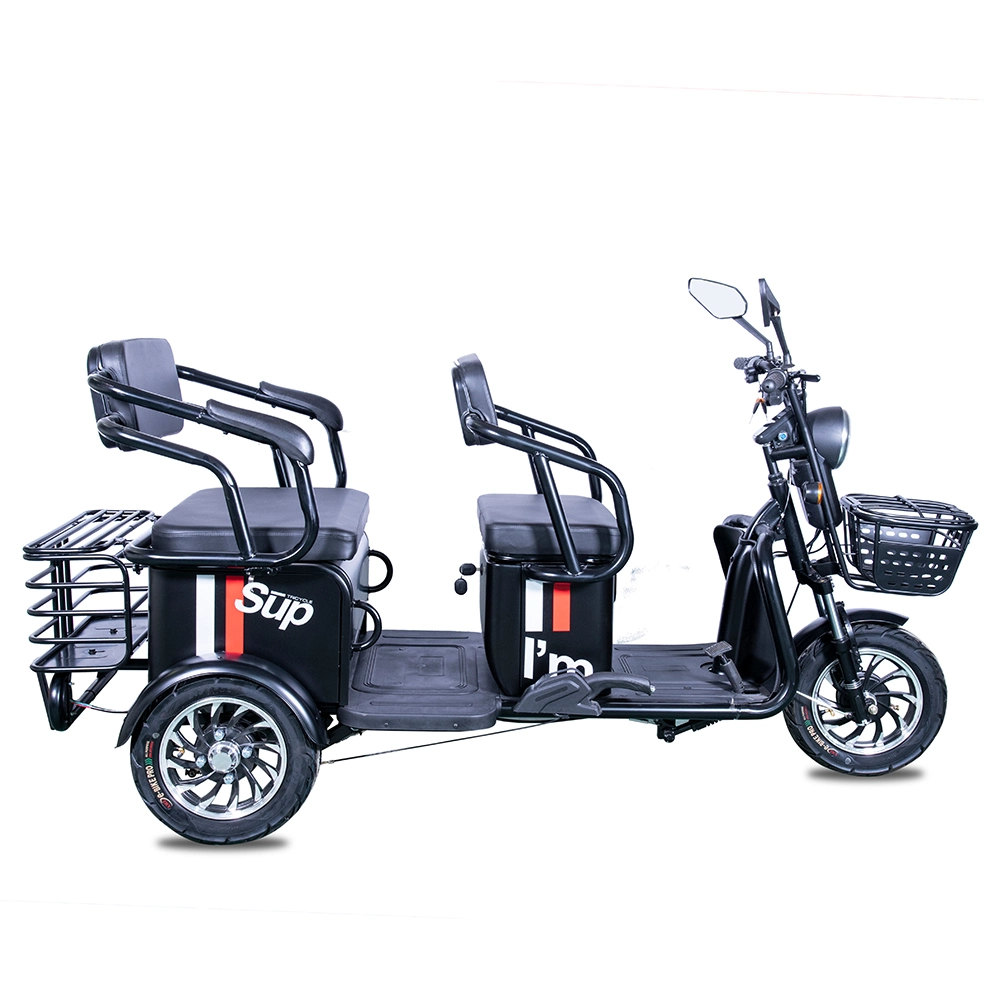 Triciclo eléctrico motorizado de 3 ruedas barato de 500W/650W/800W.