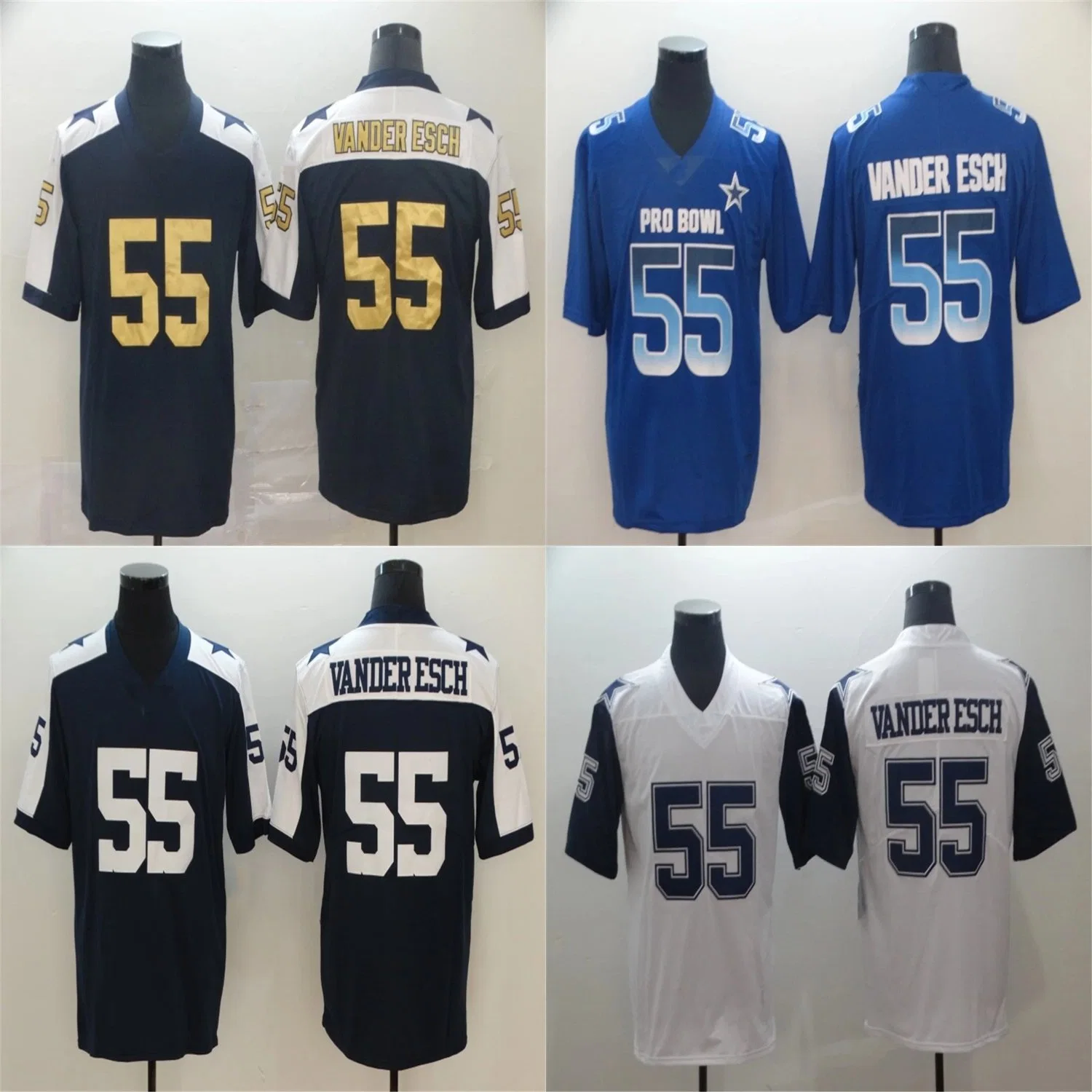 Cheap Cowboys Leighton Vander Esch Camiseta de fútbol para mujer para chicos