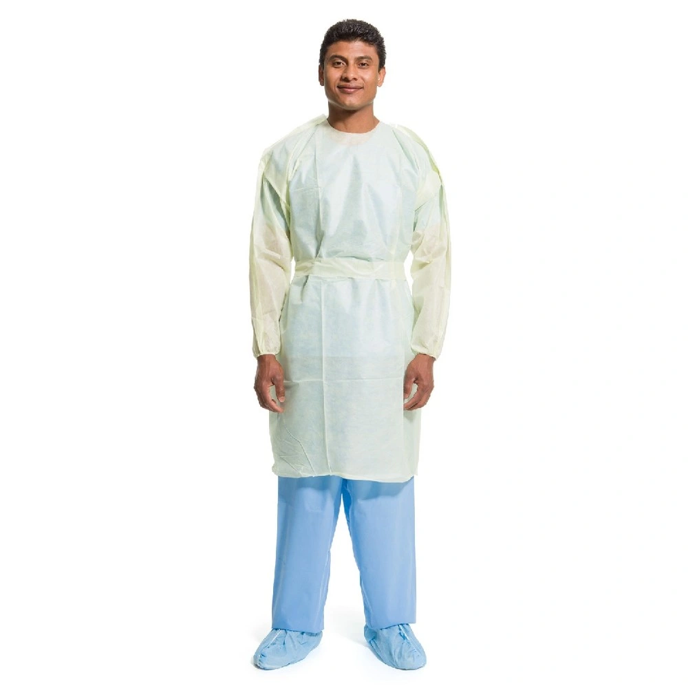 Custom Disposable Clothes PP 25 GSM Non Woven Isolation Gown