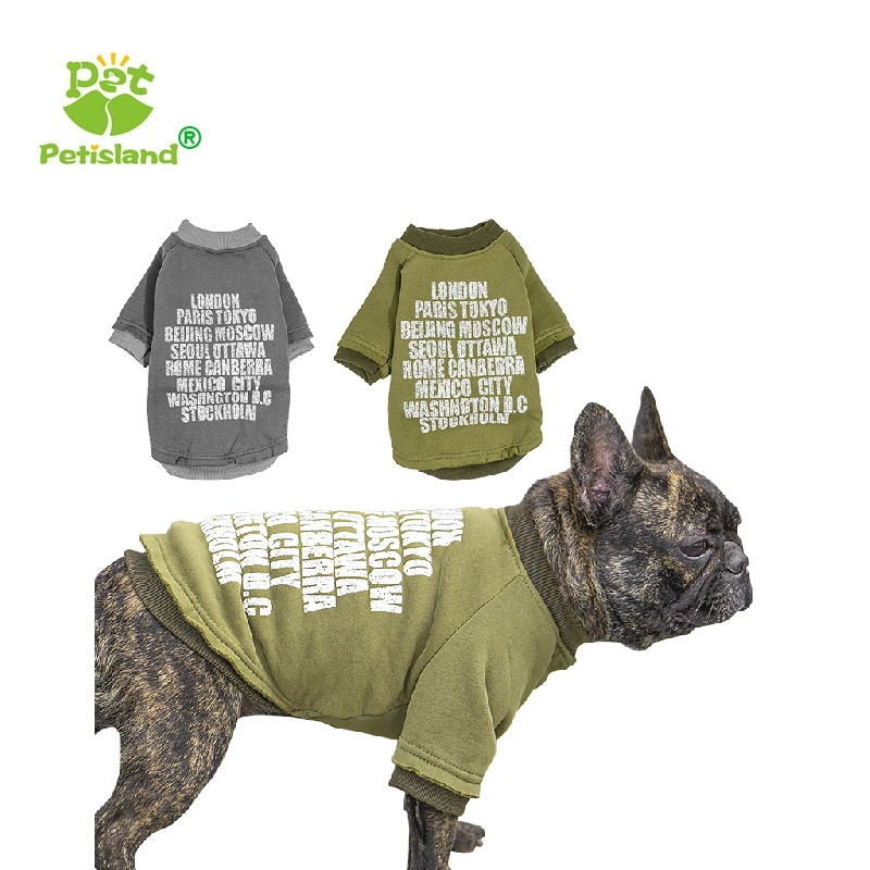 Petisland 2023 Instagran Heißesten Top-Qualität Neuesten Design Frühling Casual Mode Bunte Kleidung Haustier Hund Pullover Luxus-Kleidung Haustier-Bekleidung