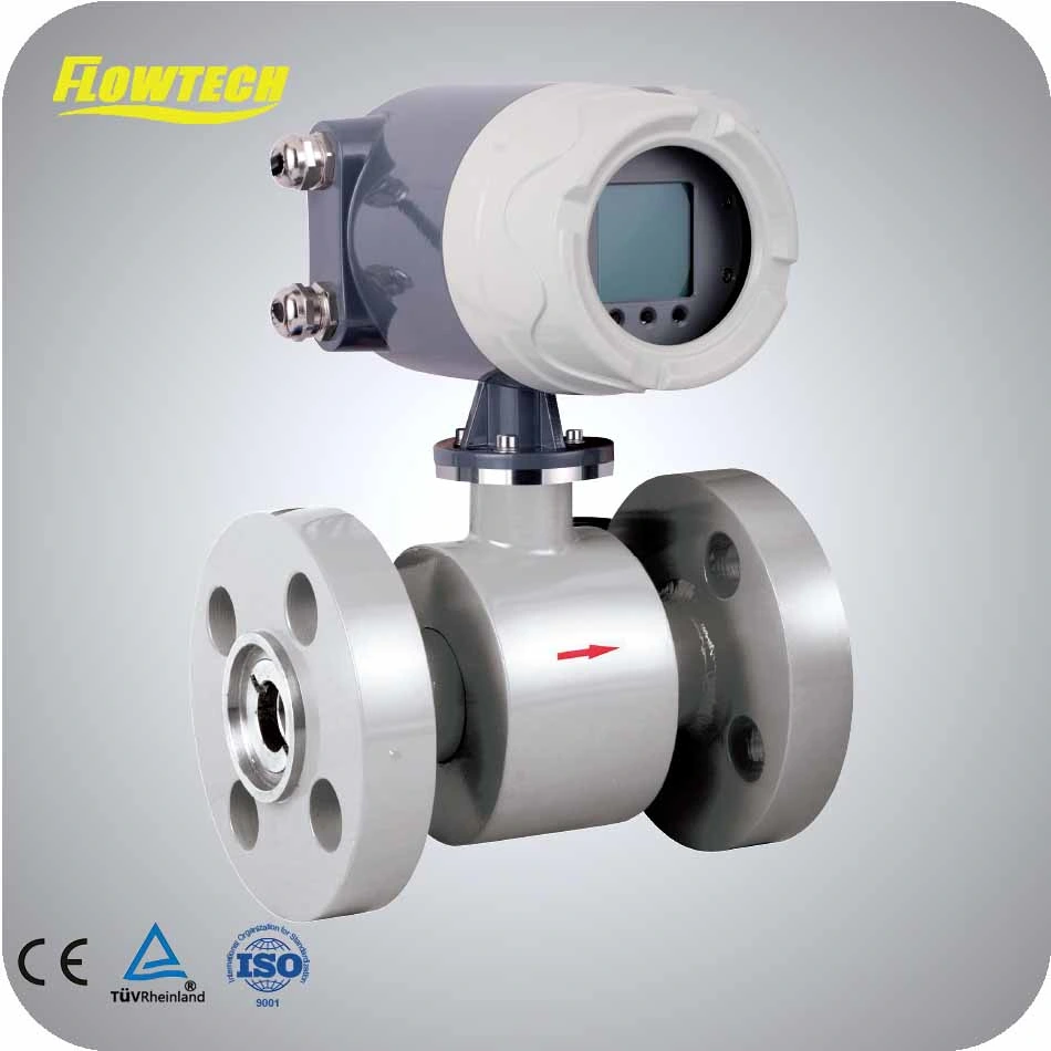 Magnetic Flow Meter Clamp Electromagnetic Flowmeter Modbus Water Flow Meter