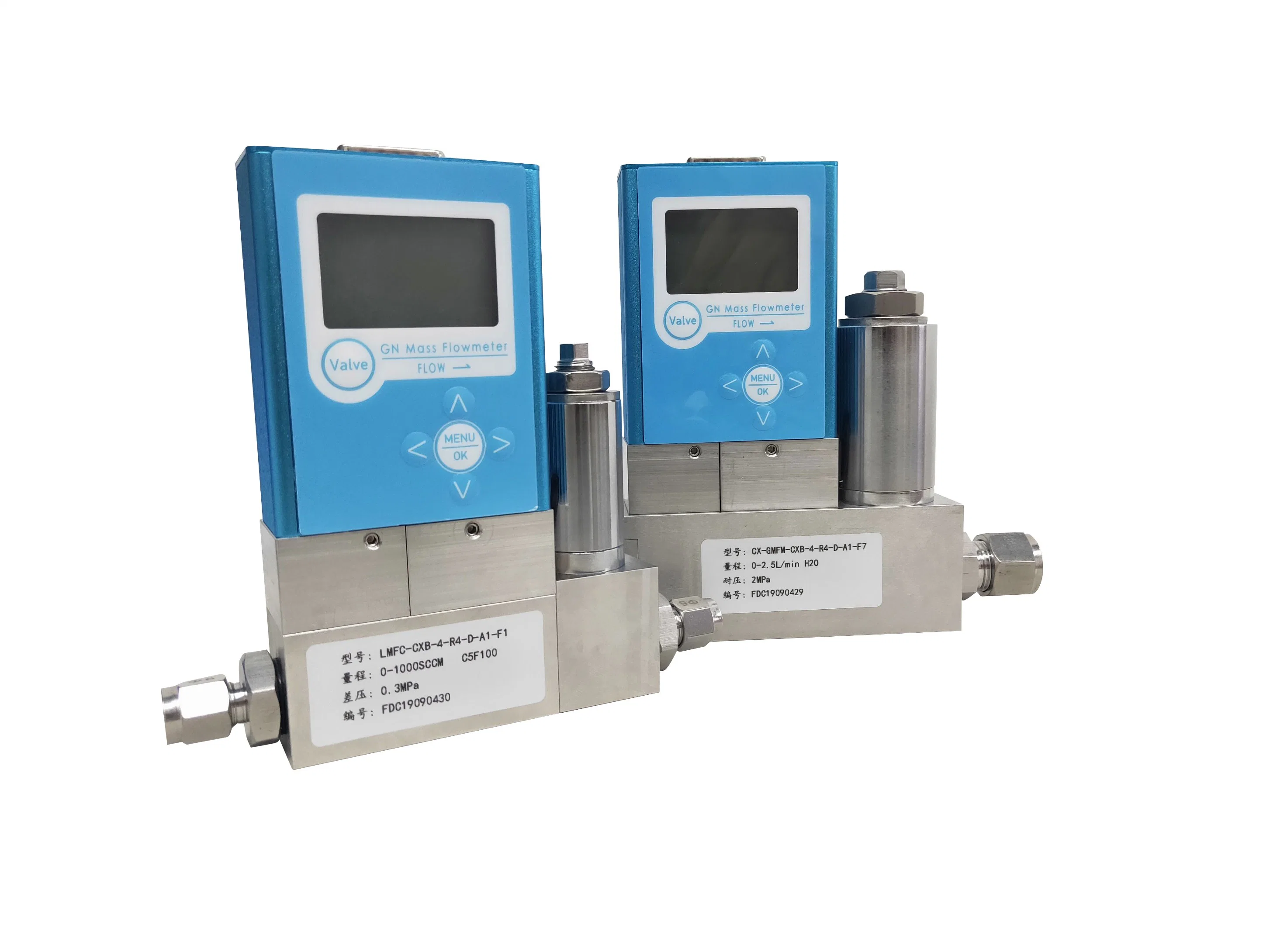 Gas Mass Flow Meter Controller Connect with Computer