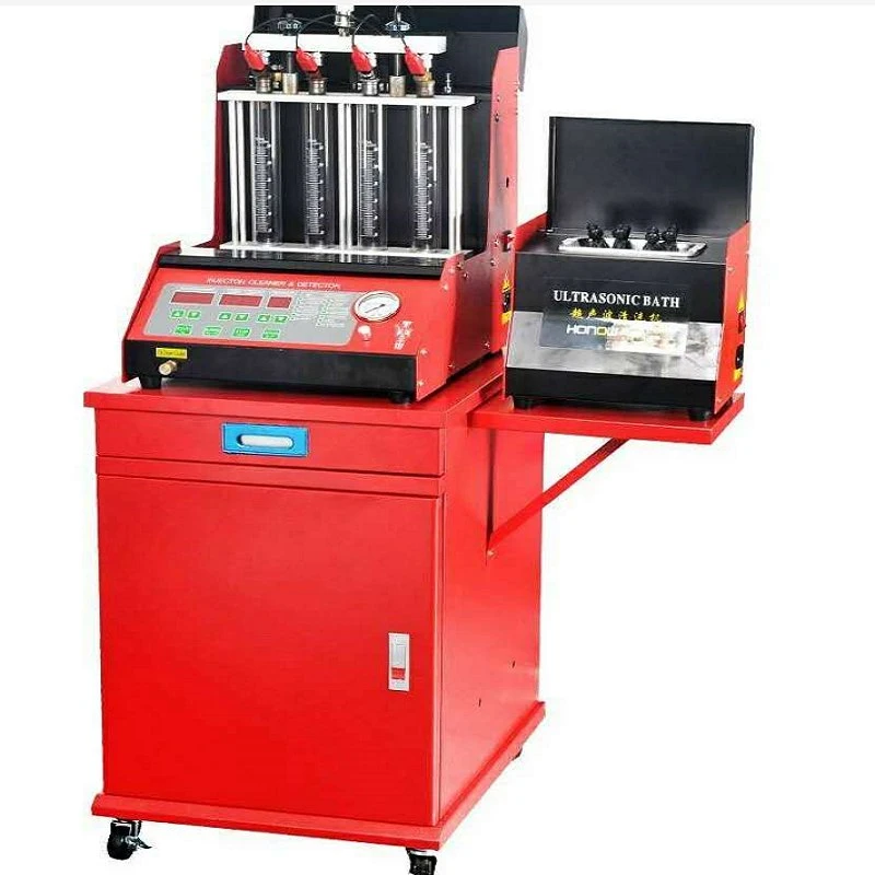 Limpador de alta pressão do injector de gasolina Tester máquina de limpeza por ultra-som Equipamentos de Teste Qcm200