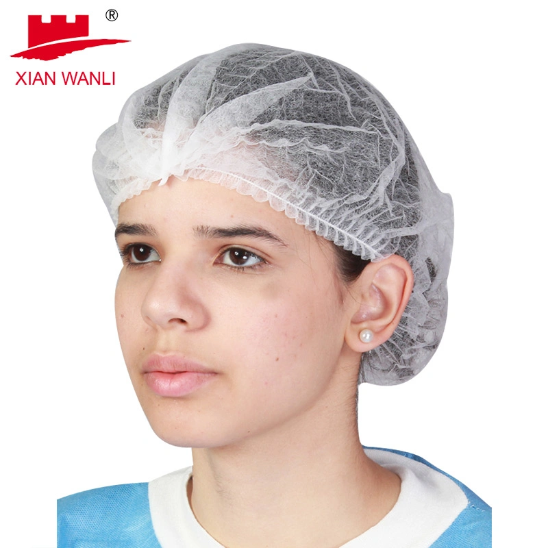Supply Disposable Plastic Strip/Clip/Bouffant/Mop/Nonwoven/PP Cap Shower/Bathing/Hotel Cap Round Cap Head Hair Cap/Nurse/Doctor Cap/Medical/Surgical Cap